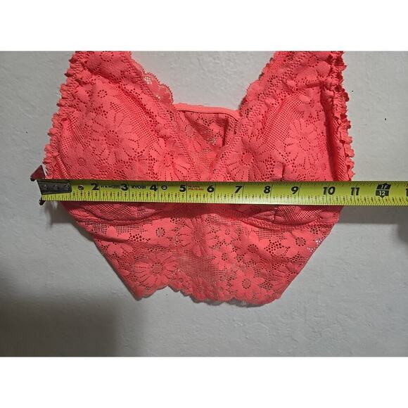Bralette Lace Aerie Real Good Pink Black Long Line Bralette Size Small Set Of 2 - Picture 9 of 13
